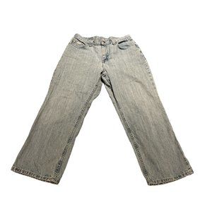 RIDERS BY LEE Jeans Lt Wash 34" Waist Length 39 1/2" Mom Style High Waist
